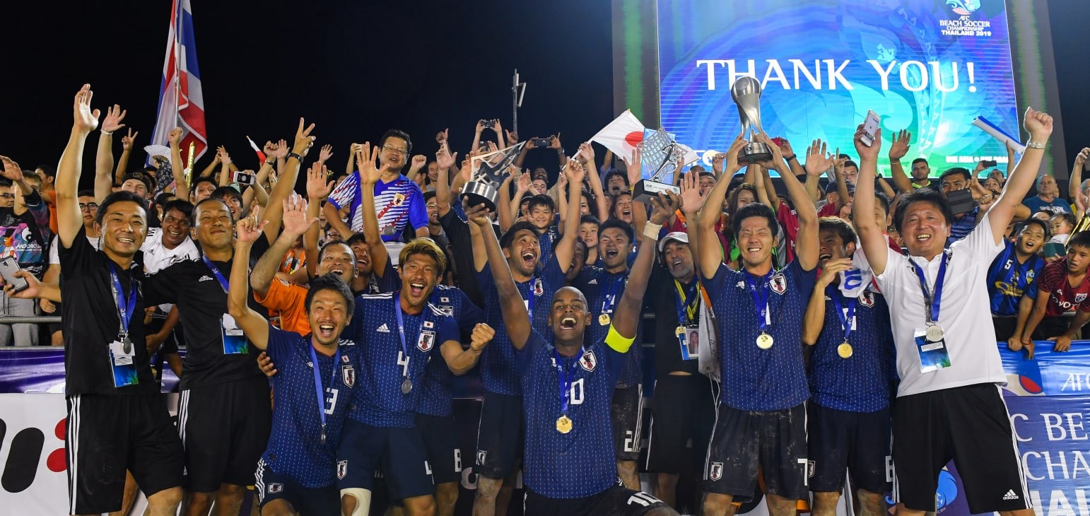 AFC President congratulates Japan for claiming AFC Beach Soccer title