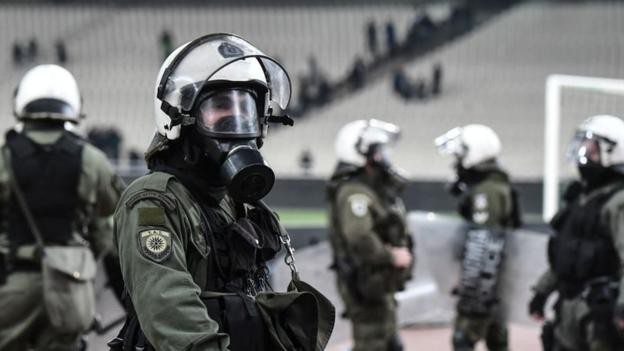 Panathinaikos v Olympiakos: Athens derby abandoned after violence