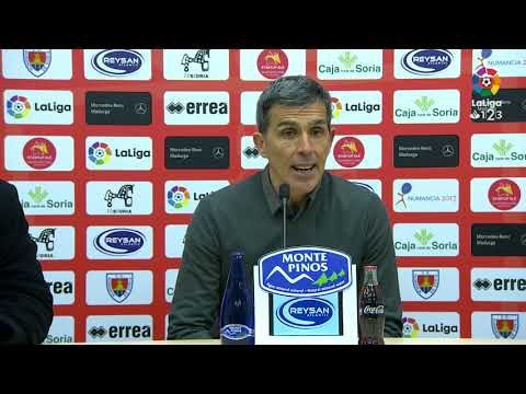 Rueda de prensa de Juan Ramón López Muñiz tras el CD Numancia vs Málaga CF (1-1)