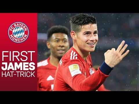 James scores his 1st FC Bayern hat-trick!