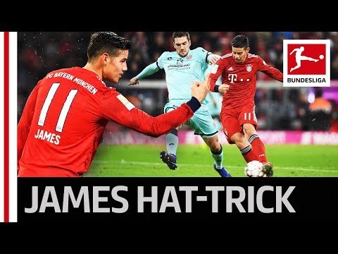 James Rodriguez Is Unstoppable - First Hat-Trick for Bayern München