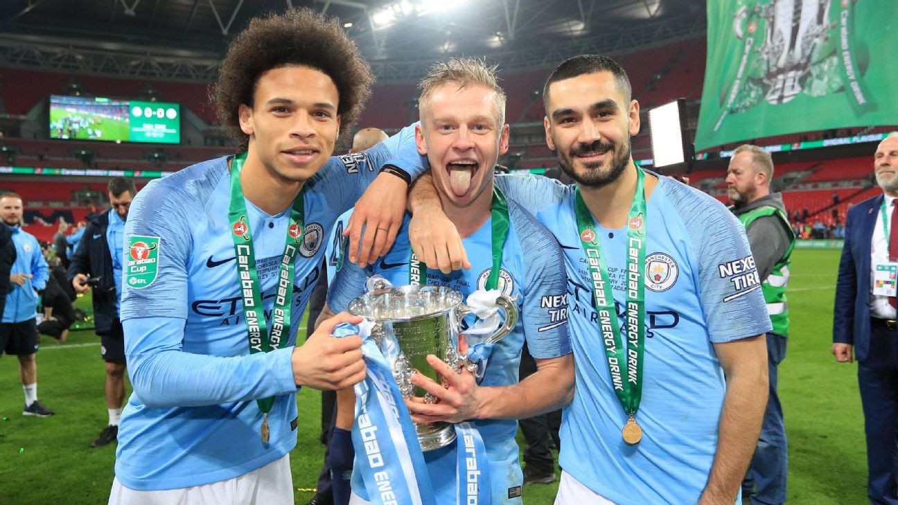 Sane, Zinchenko set for Manchester City contract extensions - sources