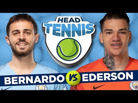 BERNARDO SILVA AND EDERSON HEAD TENNIS CHALLENGE! | Portugal v Brazil!