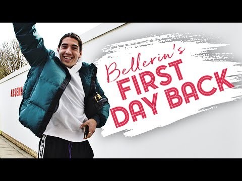 Hector Bellerin returns to Arsenal training centre