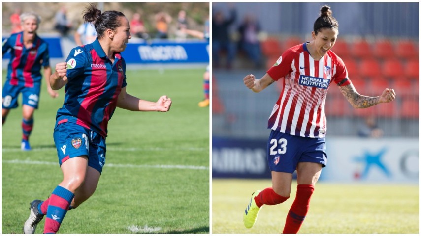 Charlyn Corral and Jenni Hermoso go head-to-head