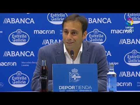 Rueda de prensa de Fran Fernández tras el RC Deportivo vs UD Almería (0-0)