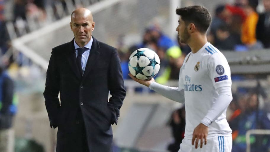 Zinedine Zidane Insists Marco Asensio Remains 'Fundamental' to Real Madrid Despite Difficult Season