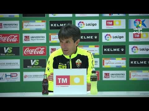 Rueda de prensa de Pacheta tras el Elche CF vs AD Alcorcón (3-1)