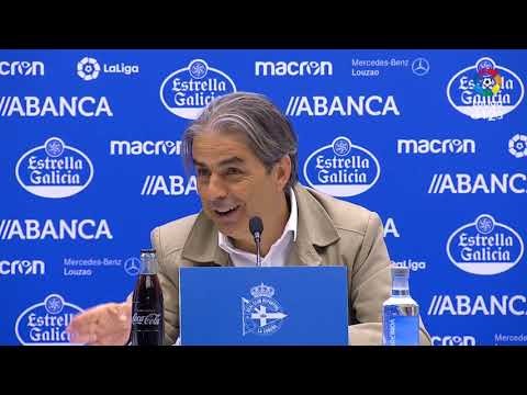 Rueda de prensa de José Ignacio González tras el RC Deportivo vs UD Almería (0-0)