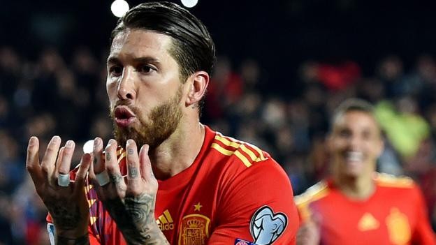 Spain 2-1 Norway: Sergio Ramos 'Panenka' gives three-time winners victory