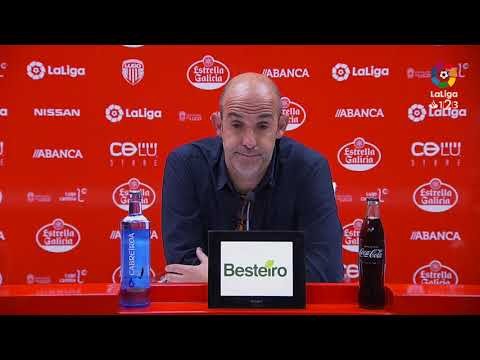 Rueda de prensa de Jiménez Monteagudo tras el CD Lugo vs Albacete BP (0-3)