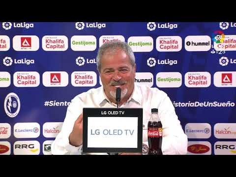 Rueda de prensa de Iriondo tras el CF Rayo vs CD Numancia (4-0)