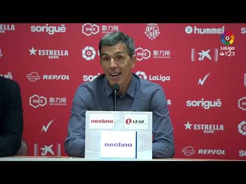 Rueda de prensa de López Muñiz tras el Nàstic vs Málaga CF (0-1)
