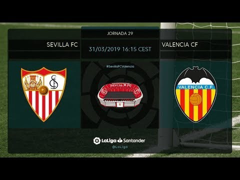 Calentamiento Sevilla FC vs Valencia CF