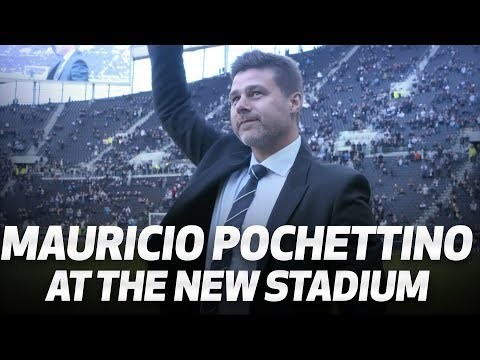 MAURICIO POCHETTINO’S HALF-TIME INTERVIEW AT SPURS NEW STADIUM!
