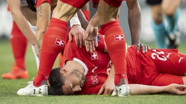 Fabian Schar knocked unconscious: Uefa needs to investigate - brain charity Headway