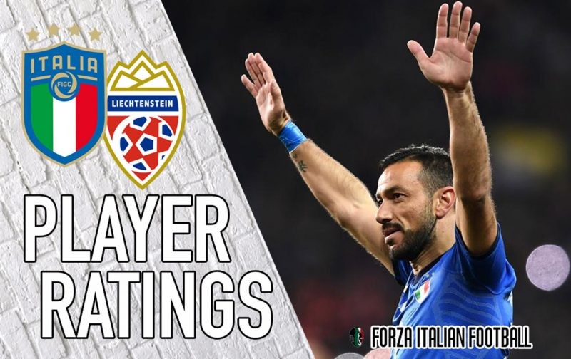 Italy Player Ratings: The night belongs to Quagliarella