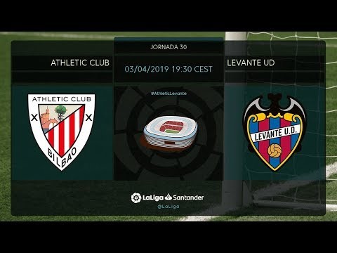 Calentamiento Athletic Club vs Levante UD