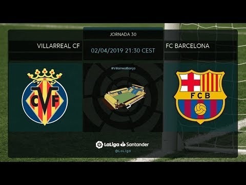 Calentamiento Villarreal CF vs FC Barcelona