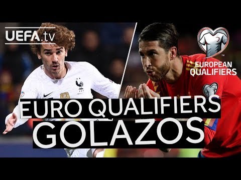 GRIEZMANN, RAMOS: 10 Great EURO Qualifiers GOALS from Matchday One & Two!!