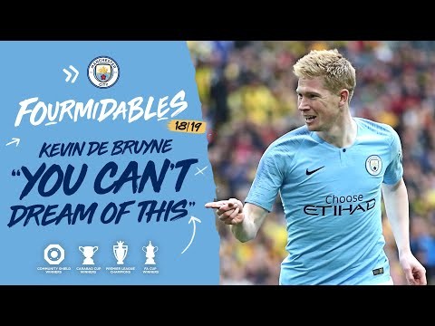 "You can't dream of this!" | Kevin De Bruyne on Winning Four! | FA Cup | Man City 6-0 Watford
