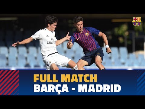 [PARTIDO COMPLETO]  FC Barcelona Juvenil A - Real Madrid (0-2)