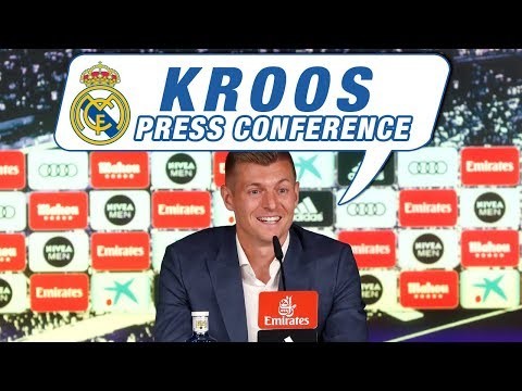 Toni Kroos, new REAL MADRID contract press conference