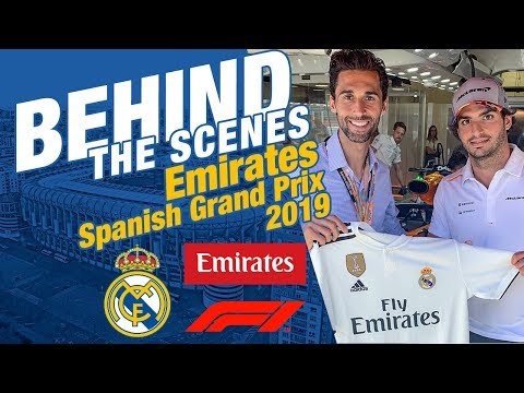 Real Madrid at the F1 Emirates Spanish Grand Prix 2019!