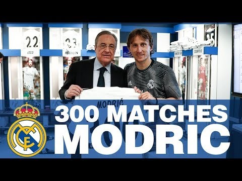 LUKA MODRIC, 300 Real Madrid matches!
