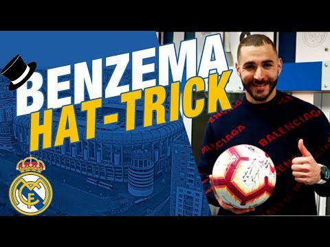 KARIM BENZEMA HAT-TRICK | Who did Benzema give his ball to?