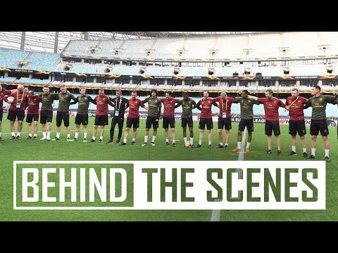Final preparations for the Europa League final against in Chelsea in Baku | Behind the scenes