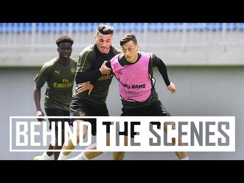 Head tennis, Rondos and a practice match | Behind the scenes in Baku ?