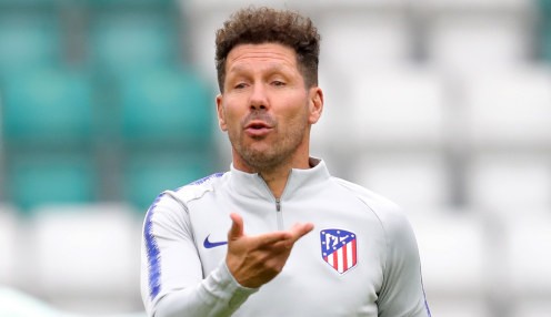 Simeone commits to Atletico