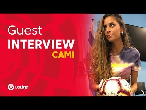 Cami visita LaLiga: “Es muy bonito ver los avances del fútbol femenino”