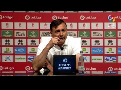 Rueda de prensa de Cristóbal Parralo tras el Granada CF vs AD Alcorcón (2-1)