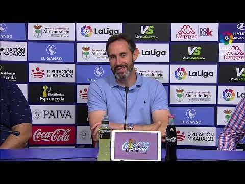 Rueda de prensa de Vicente Moreno tras el Extremadura UD vs RCD Mallorca (0-0)