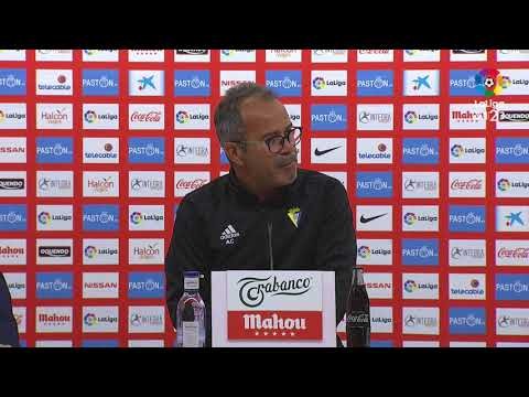 Rueda de prensa de Álvaro Cervera tras el Real Sporting vs Cádiz CF (1-0)