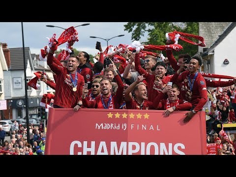 Liverpool's Champions League Trophy Parade