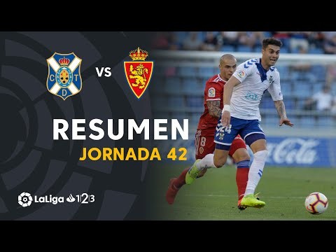 Resumen de CD Tenerife vs Real Zaragoza (1-0)