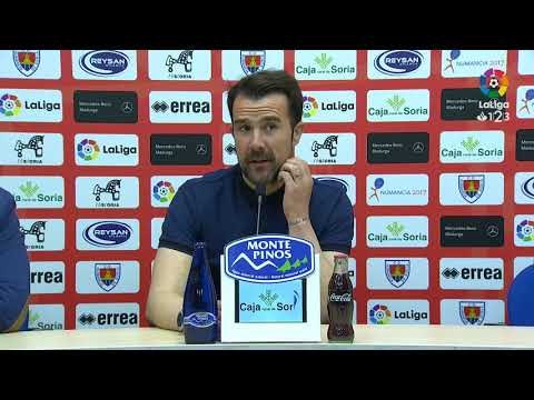 Rueda de prensa de Aritz López Garai tras el CD Numancia vs UD Las Palmas (1-1)