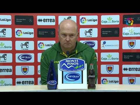 Rueda de prensa de Pepe Mel tras el CD Numancia vs UD Las Palmas (1-1)