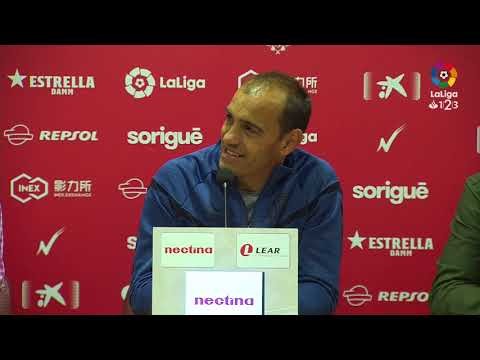 Rueda de prensa de Eloy Jiménez tras el Nàstic vs CD Lugo (1-1)