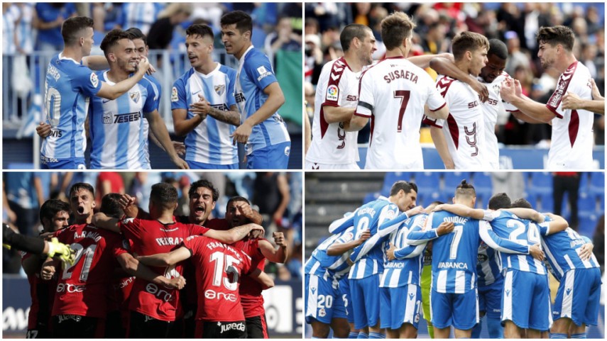 The four teams battling it out for a LaLiga Santander promotion spot