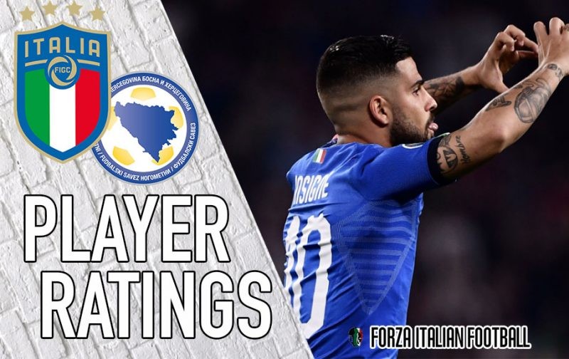 Italy player ratings: Insigne steps up and delivers the points