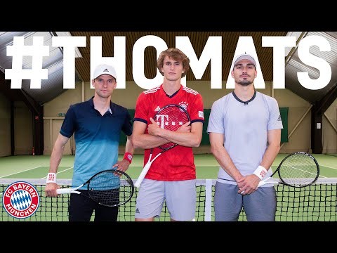 ThoMats #9 | Tennis Challenge w/ Alex Zverev | Müller vs. Hummels