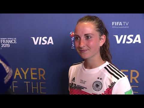 Sara Daebritz – Player of the Match – Germany v Spain