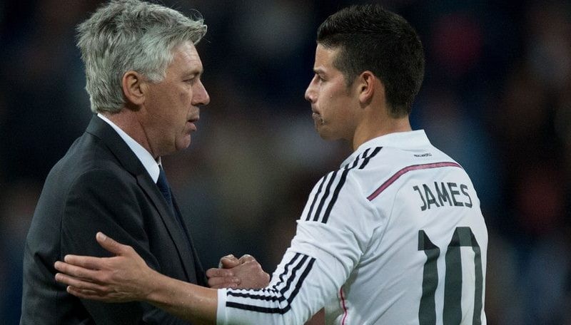 James Rodriguez keen to reunite with Ancelotti at Napoli