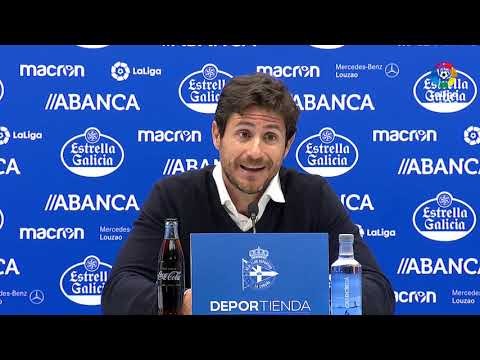 Rueda de prensa de Víctor Sánchez del Amo tras el RC Deportivo vs Málaga CF (4-2)