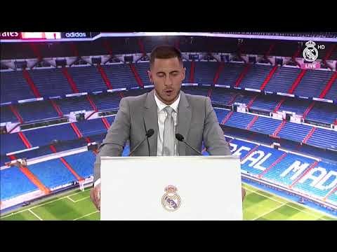 LIVE | Eden Hazard's Real Madrid presentation