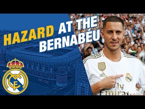LIVE | Eden Hazard takes to the Bernabéu pitch!